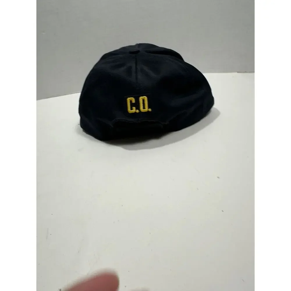Vintage Snapback Hat USS WM. V. Pratt DDG-44 Black Made in USA‎ Baseball Cap